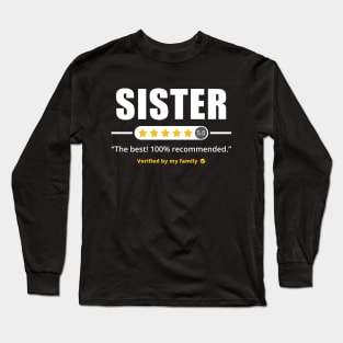 Five Stars Sister Long Sleeve T-Shirt